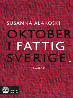 cover image of Oktober i Fattigsverige